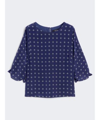 【美品】マックスマーラ ブラウス トップス シルク100% 幾何学模様 総柄 L Collection Max Mara 送料無料｜マックスマーラ公式サイト
