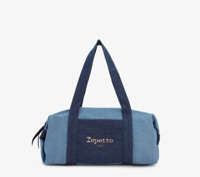 ＜三越伊勢丹/公式＞ Repetto/レペット Duffle bag size M Blue jean ダッフルバッグ【三越伊勢丹/公式】