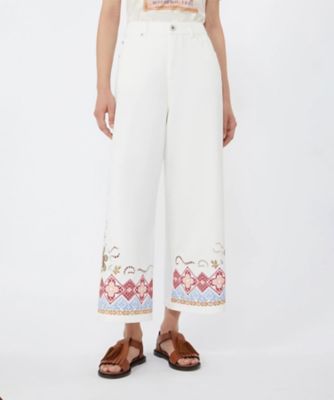 ＜Weekend Max Mara (Women) ＞アドゥンコ　コットン　ブルデニム　パンツ　５１３１０１６２０６