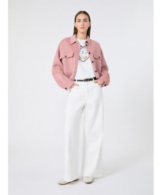 ＜Weekend Max Mara (Women) ＞メディーナ　コットン　ドリル　ワイドレッグ　パンツ　５１３１０５６１０６