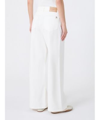 メディーナ コットン ドリル ワイドレッグ パンツ