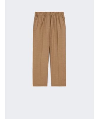 【送料無料】Weekend Max Mara (Women) /ウィークエンド マックスマーラ ハテレイ ウールフランネルパンツ 5136025206 HAZELNUT BROWN パンツ・ズボン【三越伊勢丹/公式】