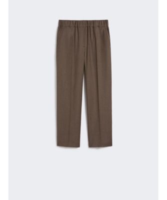 【送料無料】Weekend Max Mara (Women) /ウィークエンド マックスマーラ ハテレイ ウールフランネルパンツ 5136025206 CHOCOLATE パンツ・ズボン【三越伊勢丹/公式】