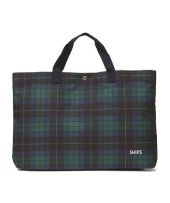 ＜SHIPS (Baby&Kids)＞オリジナル　タータンチェック　レッスン　トートバッグ　５１９ー５０ー０１０９