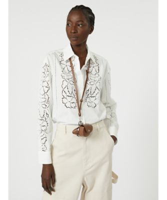 Weekend Max Mara (Women) /ウィークエンド マックスマーラ エルミ　ピュア　コットン　ポプリン　シャツ　５１９６０１５１０６