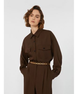 フィルミーナ ピュアウール ツイルシャツ 5196015606