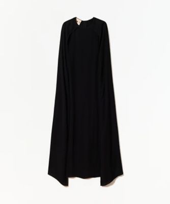 ビスコース】】ジョーゼット ケープドレス 52