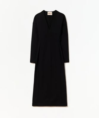 ＜PLAN C (Women)＞ジャージ　Ｖネックドレス　５２．ＡＢＣＪＦ６８ＫＺ０ＴＦ０１３