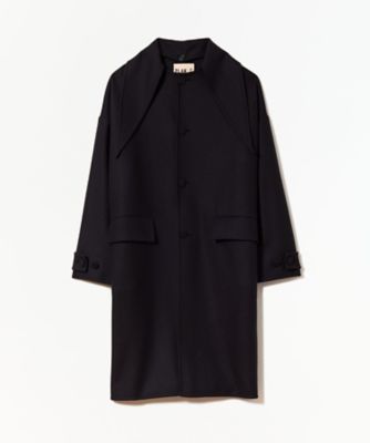 ヴァネッサ・ブリューノ　ウールコート　スタンドカラー　ベルト付　♡新品未使用♡ VELNUS】Beautiful silhouette 2way melton oversten collar