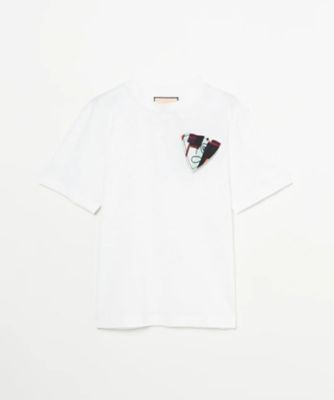 PLAN C (Women)/プランシー 日本限定　アーカイブファブリックのピン付Ｔシャツ（ＯＲＡＮＧＥ　ＭＩＮＴ　ＧＩＯＭＥＴＲＩＣ）
