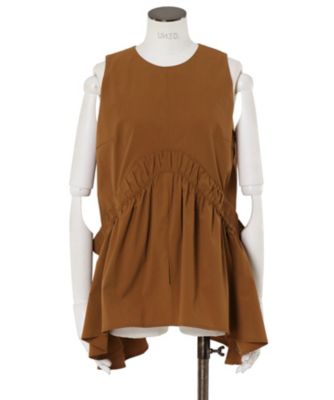 【予約商品】ＲＯＵＮＤ　ＧＡＴＨＥＲ　ＴＯＰ／セットアップ着用可能　＊５２２５４０４００２０１