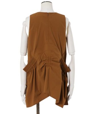 【予約商品】ＲＯＵＮＤ　ＧＡＴＨＥＲ　ＴＯＰ／セットアップ着用可能　＊５２２５４０４００２０１