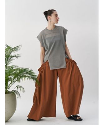 手数料安い アンスリード 38 PT VOLUME GATHER SIDE パンツ