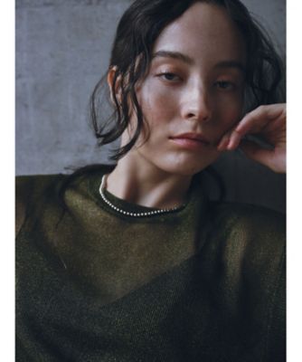 予約商品】SHEER SLEEVELESS KT TOP