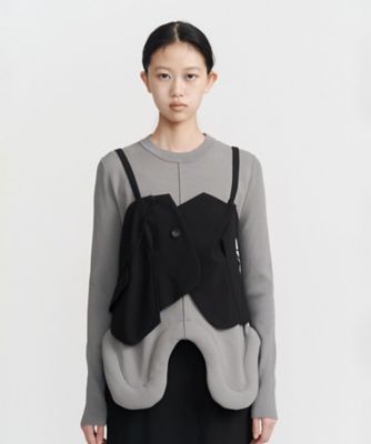 ＜UN3D.＞【予約販売】ＦＲＯＮＴ　ＢＡＣＫ　ＤＯＣＫＩＮＧ　ＢＵＳＴＩＥＲ　セットアップ着用可能　＊５２２６１０４０１３０１