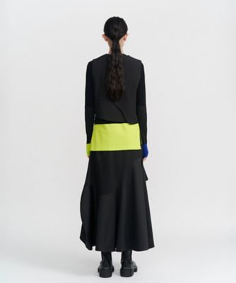 予約販売】WAVE ASYMMETRY VEST セットアップ着用