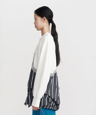 un3d. 新品　FLEECE DOCKING LAYERED TOP 予約販売】DECONSTRUCTION DOCKING TOP