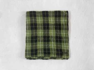 R & D.M.Co-/OLDMAN'S TAILOR (Women)/アールアンドディーエムコー/オールドマンズテーラー ＬＩＮＥＮ ＣＨＥＣＫ  ＳＴＯＬＥ - Outreachhospitals