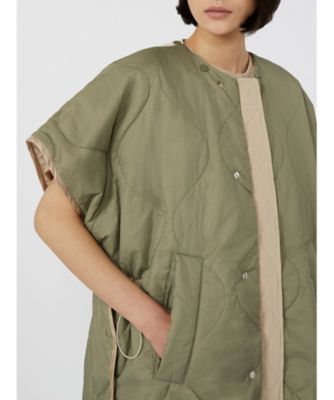 【新品未使用】Max Mara マックスマーラ　リバーシブルケープ　F 送料無料】リヴァ テクニカル リバーシブル キャンバス ケープ