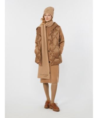 DT★Max Mara★QUEBEC ニットインサートブレザー 送料無料】フルット テクニカルファブリックジレ