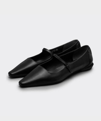 SHISEI POINTED U PUMPS 本革 防滑 黒 24-24.5 SHISEI POINTED U PUMPS 本革 防滑 黒 24-24.5 - メルカリ