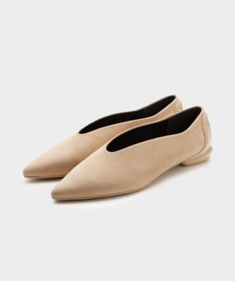 フラットシューズ POINTED SLIT PUMPS 53037P