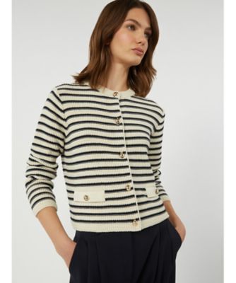 ウォッカ クロップド コットン カーディガン 5341046106