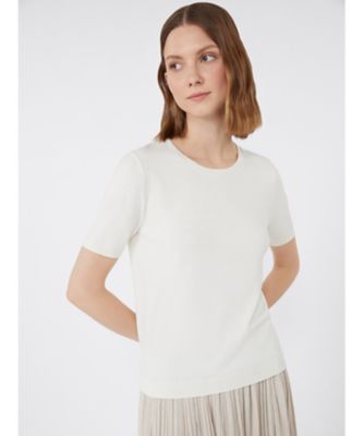 アグロ　シルク　コットン　ブレンド　Ｔシャツ　５３６６０６５１０６