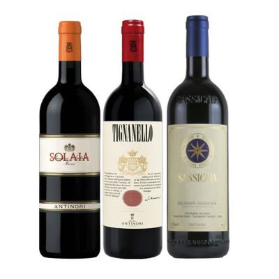 S08．イタリア極上ブランド赤ワイン3本セット□＜エノテカ＞セット