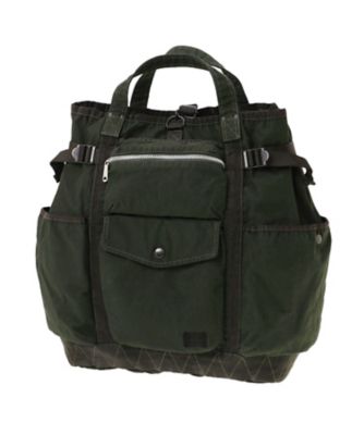 PORTER CRAG 2WAY RUCKSACKオリーブ ポーター　クラッグ CRAG／2WAY RUCKSACK 540－19695