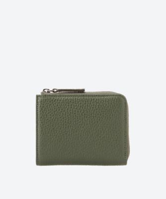 ＜三越伊勢丹/公式＞ hartmann (Men)/ハートマン GLENDALE SLG ZIP WALLET 財布 GREEN/TAN 財布・マネークリップ【三越伊勢丹/公式】