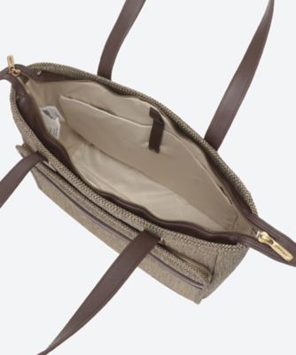 ビジネスバッグ　A4可　ツイード　レザー　茶 2way 【良品】hartmann HARTMANN Hartmann | TOTE CARRYALL TWEED バッグ