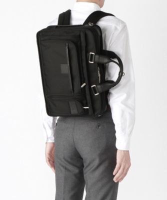 伊勢丹購入 新品 [ハートマン] ビジネスバッグ 本革 レザー ブラック