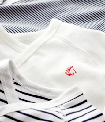 PETIT BATEAU｜ミニマリニエールロンパース | Rakuten Fashion
