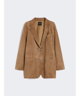 DT★ Max Mara★BREDA エコレザークラッチ ロランダ ゴートレザー ブレザー 5446075106
