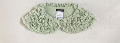＜R & D.M.Co-/OLDMAN’S TAILOR＞付襟　ＳＩＬＫ　ＦＲＩＬＬ　ＣＯＬＬＡＲ