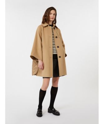 MAX MARA WEEKEND コート フード 羊毛100 ネイビー 38 Amazon | MAX MARA WEEKEND レディース リバーシブル撥水ツイル