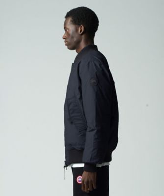   Frasier Bomber 5621M ブラック CANADA GOOSE◇Frasier Bomber/ダウンジャケット/S/コットン/BLK
