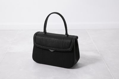 ＜PETITSOIR (Women)＞シャークスキンフォーマルバッグ