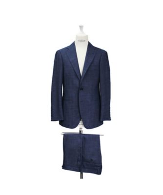 シャドーチェック ネイビースーツ RT026S56X | RING JACKET