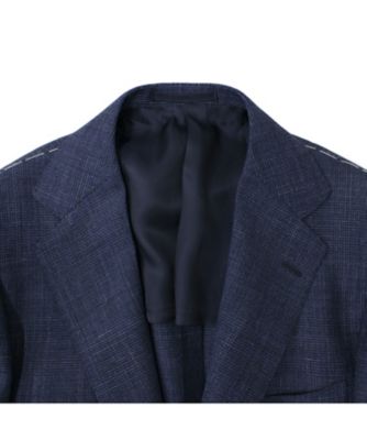 シャドーチェック ネイビースーツ RT026S56X | RING JACKET