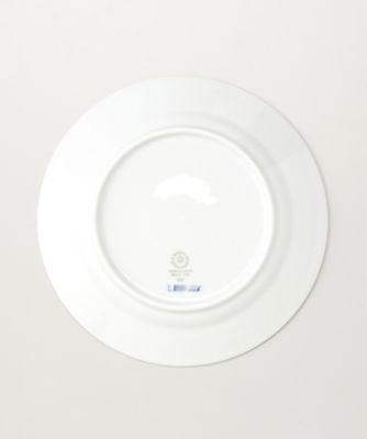 ブルーフルーテッド　プレイン　プレート　１９ｃｍ