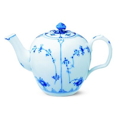 ブルーフルーテッド ハーフレース ボウル&ソーサー蓋つき ロイヤルコペンハーゲン ブルーフルーテッド ハーフレース