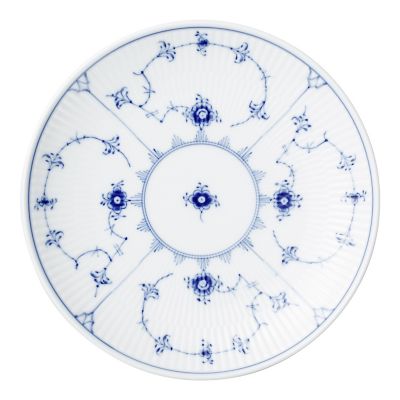 ROYAL COPENHAGEN/ロイヤル コペンハーゲン ブルーフルーテッド　プレイン　クーププレート１９ｃｍ