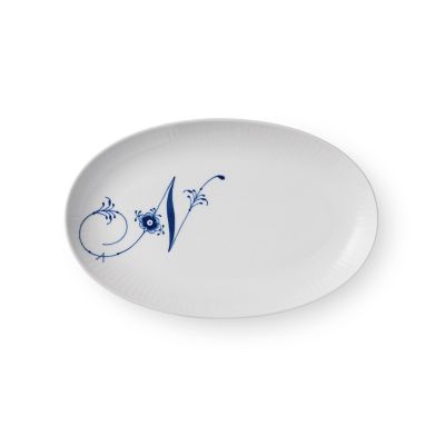 ROYAL COPENHAGEN/ロイヤル コペンハーゲン アルファベットコレクション　アルファベット　オーバルディッシュ　Ｎ