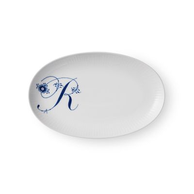 ROYAL COPENHAGEN/ロイヤル コペンハーゲン アルファベットコレクション　アルファベット　オーバルディッシュ　Ｒ