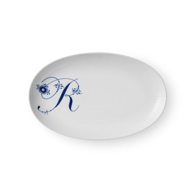 ＜三越伊勢丹/公式＞ ROYAL COPENHAGEN/ロイヤル コペンハーゲン アルファベットコレクション アルファベット オーバルディッシュ R 皿【三越伊勢丹/公式】