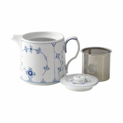 ブルーフルーテッド プレイン ティーポット６００ｍｌ | ROYAL COPENHAGEN/ロイヤル コペンハーゲン |  三越伊勢丹オンラインストア・通販【公式】