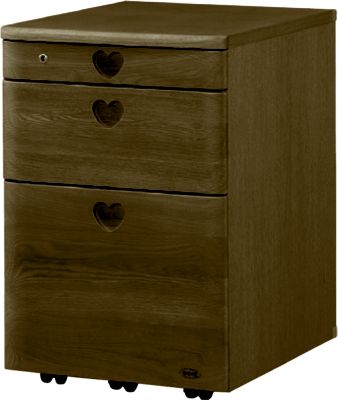 浜本工芸 (Baby & Kids)/ハマモトコウゲイ No.57 ワゴン 移動袖A カフェオーク 机・デスク【三越伊勢丹/公式】