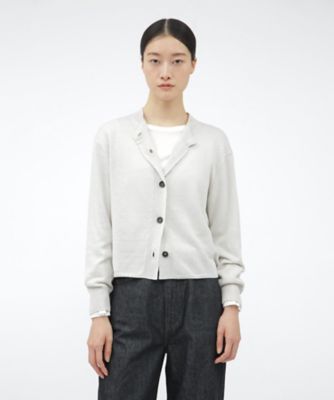 MARGARET HOWELL (Women)/マーガレット・ハウエル カーディガン TWISTED LINEN COTTON 5785164002